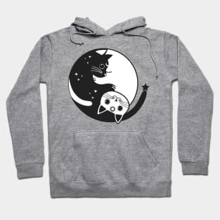 Yin Yang Cats Hoodie